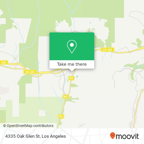 4335 Oak Glen St map