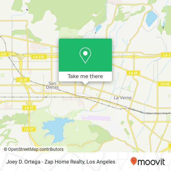 Joey D. Ortega - Zap Home Realty map