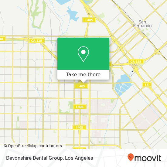 Mapa de Devonshire Dental Group