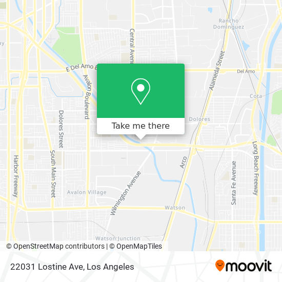 22031 Lostine Ave map