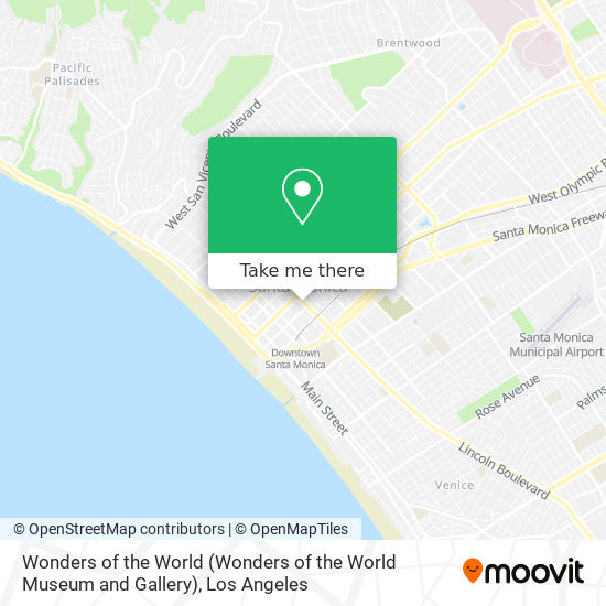 Mapa de Wonders of the World (Wonders of the World Museum and Gallery)