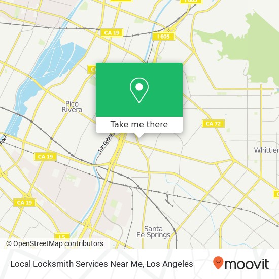 Mapa de Local Locksmith Services Near Me