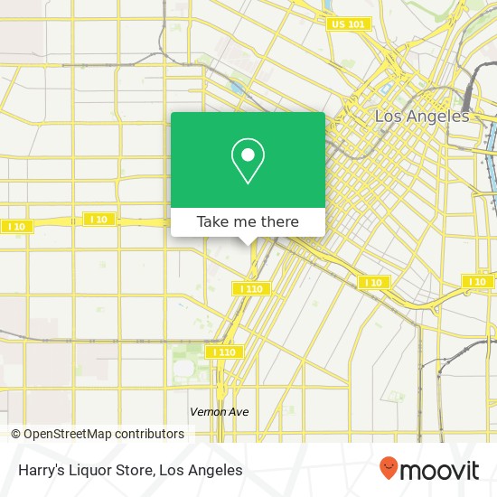 Mapa de Harry's Liquor Store