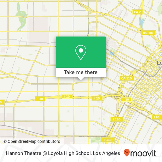 Mapa de Hannon Theatre @ Loyola High School