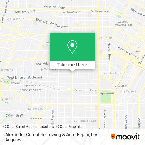 Mapa de Alexander Complete Towing & Auto Repair