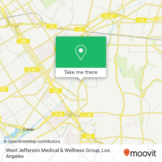 Mapa de West Jefferson Medical & Wellness Group