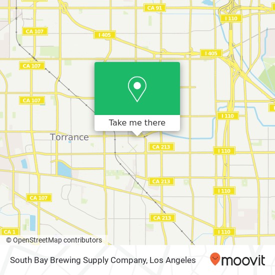 Mapa de South Bay Brewing Supply Company