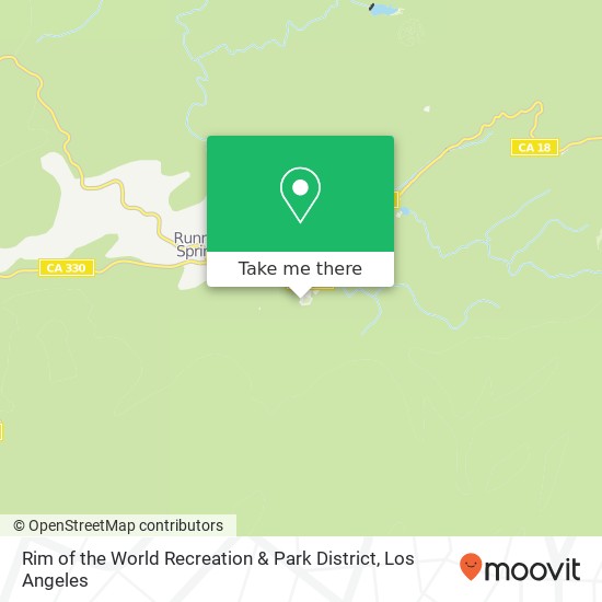 Mapa de Rim of the World Recreation & Park District