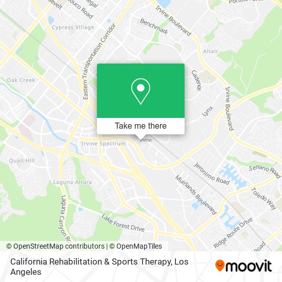 California Rehabilitation & Sports Therapy map