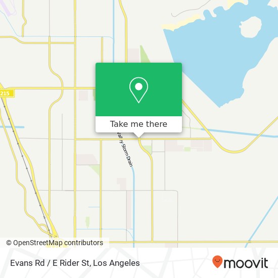 Mapa de Evans Rd / E Rider St