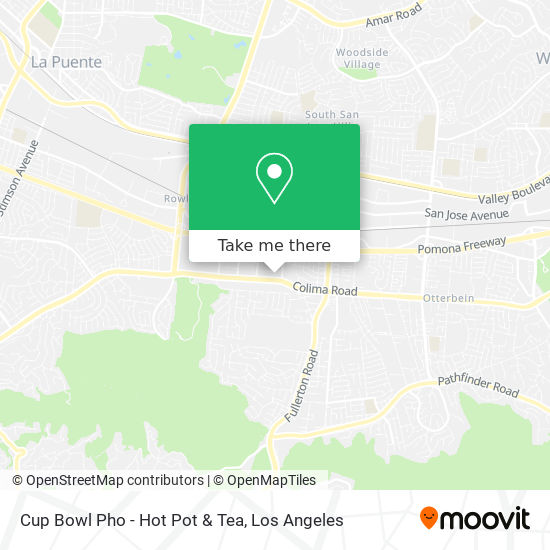 Cup Bowl Pho - Hot Pot & Tea map