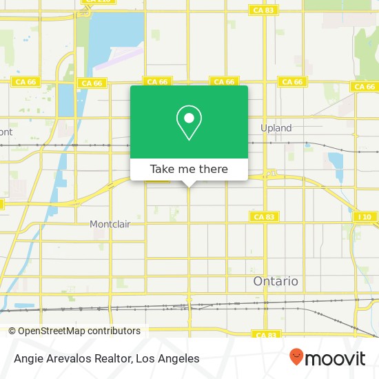 Angie Arevalos Realtor map