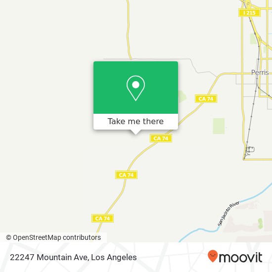 22247 Mountain Ave map