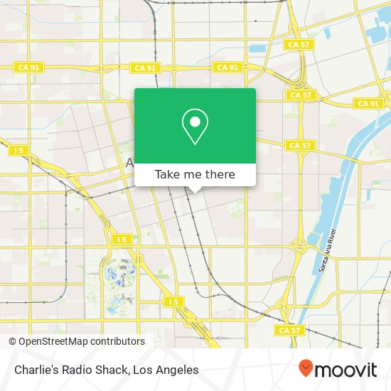 Charlie's Radio Shack map