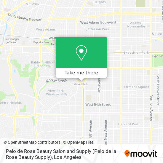 Mapa de Pelo de Rose Beauty Salon and Supply (Pelo de la Rose Beauty Supply)