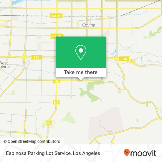 Mapa de Espinosa Parking Lot Service