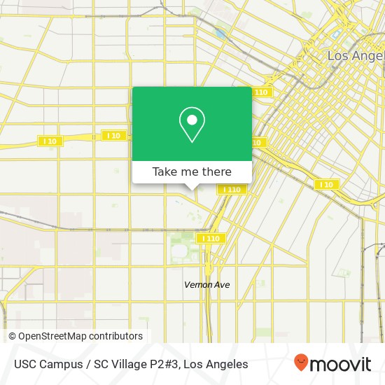 USC Campus / SC Village P2#3 map