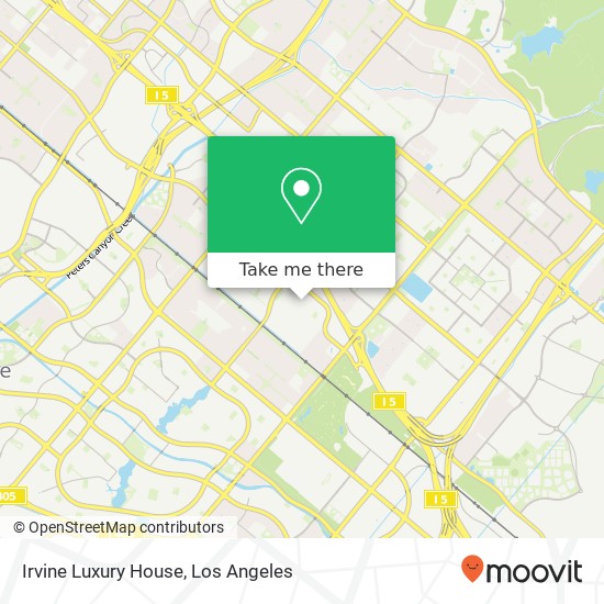 Mapa de Irvine Luxury House