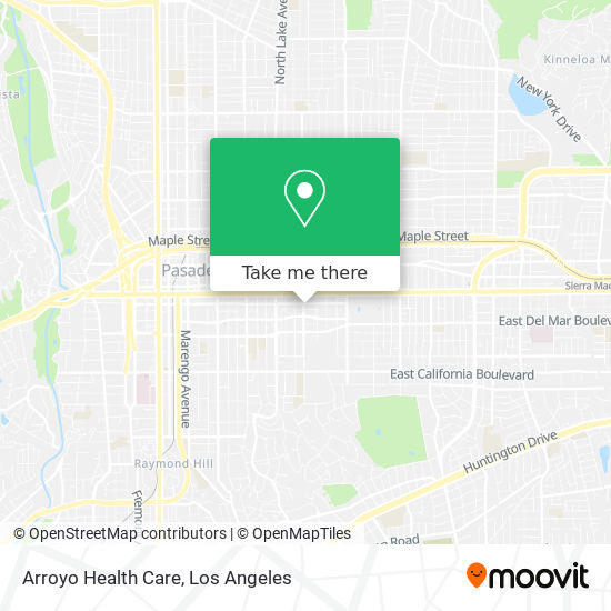 Arroyo Health Care map