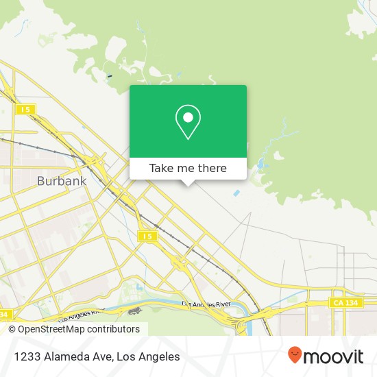 1233 Alameda Ave map