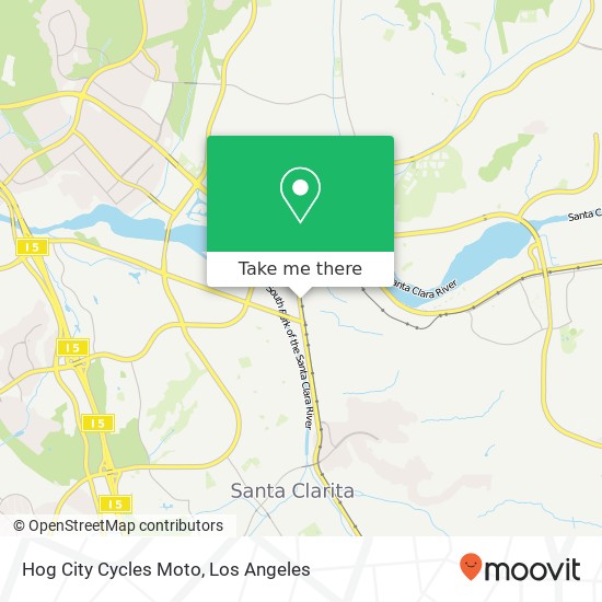 Mapa de Hog City Cycles Moto