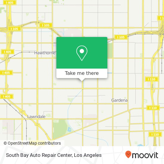 Mapa de South Bay Auto Repair Center