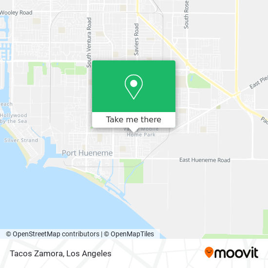 Tacos Zamora map