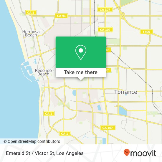 Mapa de Emerald St / Victor St