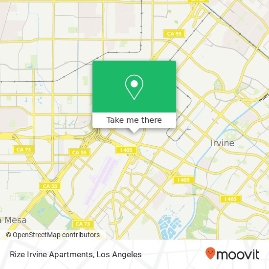 Mapa de Rize Irvine Apartments