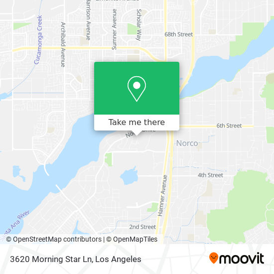 3620 Morning Star Ln map