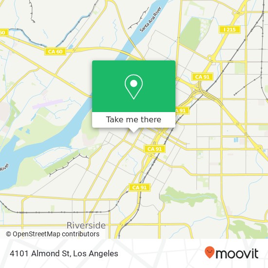 Mapa de 4101 Almond St