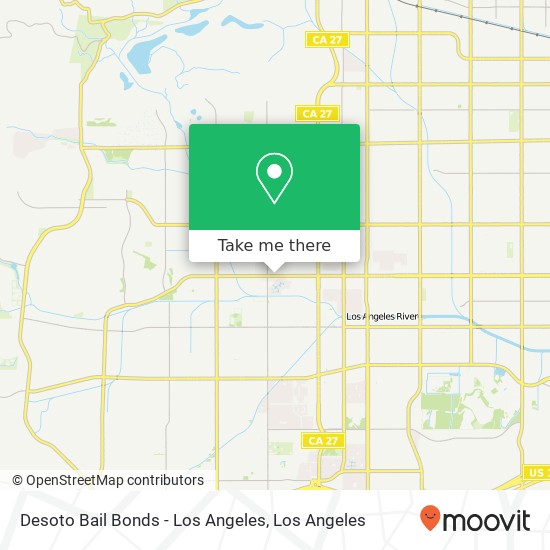 Mapa de Desoto Bail Bonds - Los Angeles