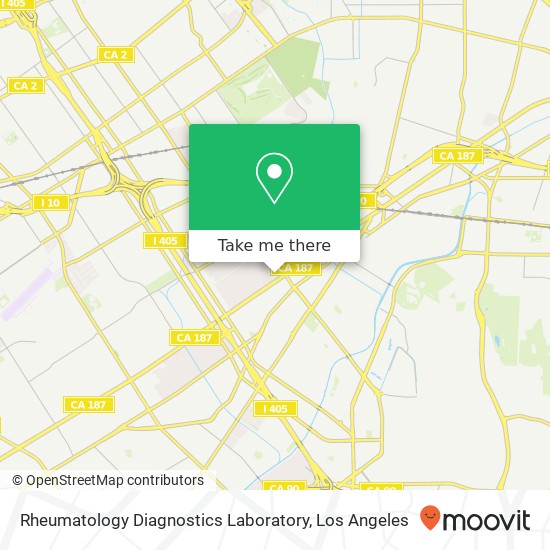 Mapa de Rheumatology Diagnostics Laboratory