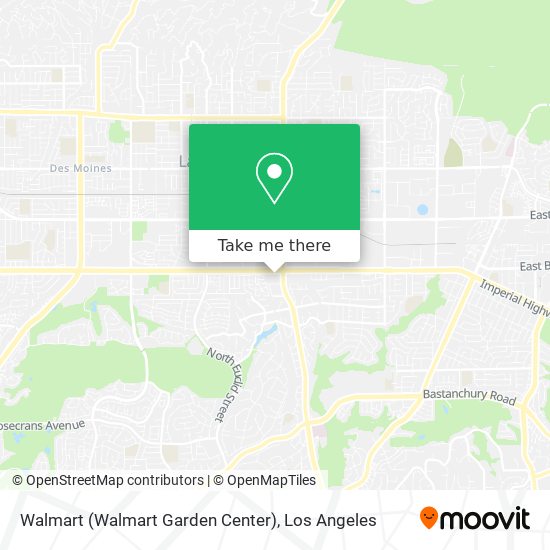 Mapa de Walmart (Walmart Garden Center)