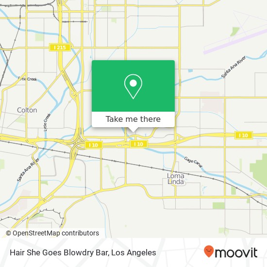 Hair She Goes Blowdry Bar map