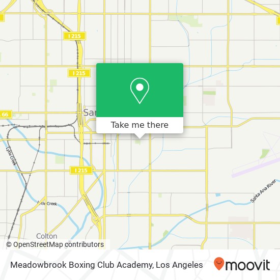 Mapa de Meadowbrook Boxing Club Academy