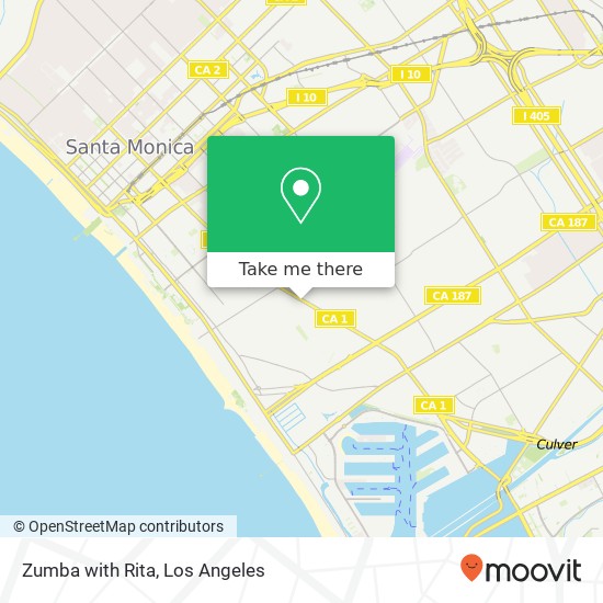 Zumba with Rita map