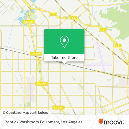 Bobrick Washroom Equipment map