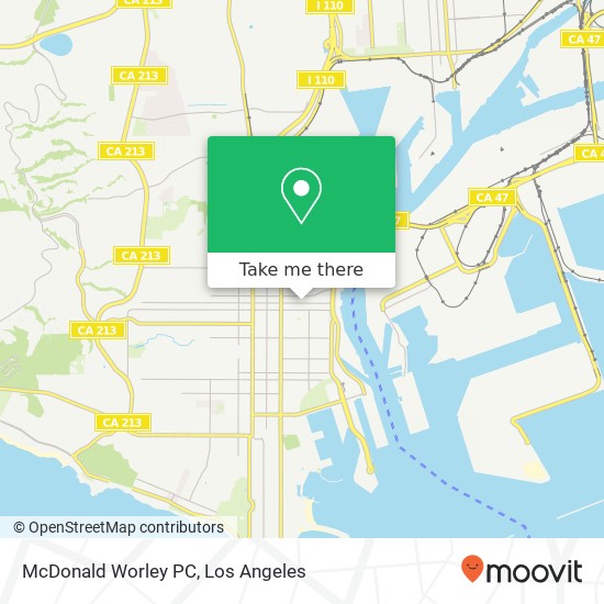 McDonald Worley PC map