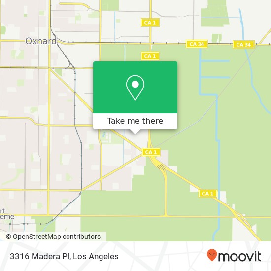 3316 Madera Pl map