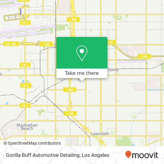 Gorilla Buff Automotive Detailing map