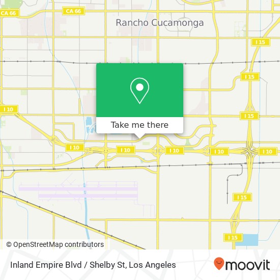 Inland Empire Blvd / Shelby St map