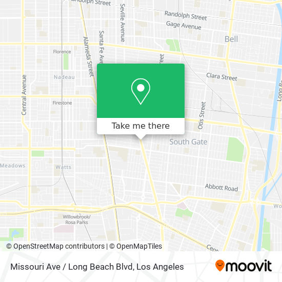 Mapa de Missouri Ave / Long Beach Blvd