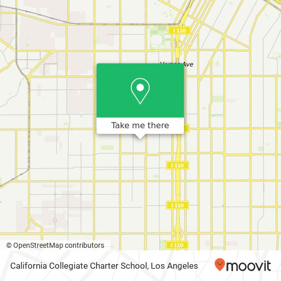 Mapa de California Collegiate Charter School