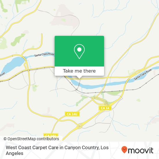 West Coast Carpet Care in Canyon Country map