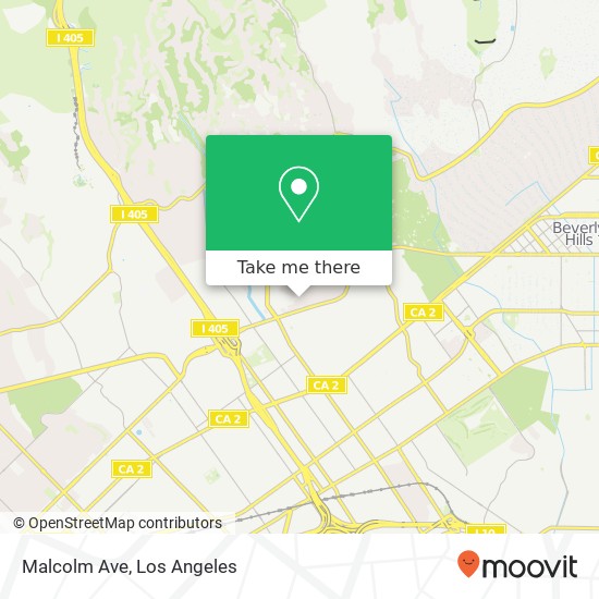 Mapa de Malcolm Ave