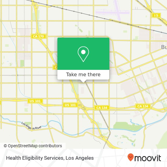 Health Eligibility Services map