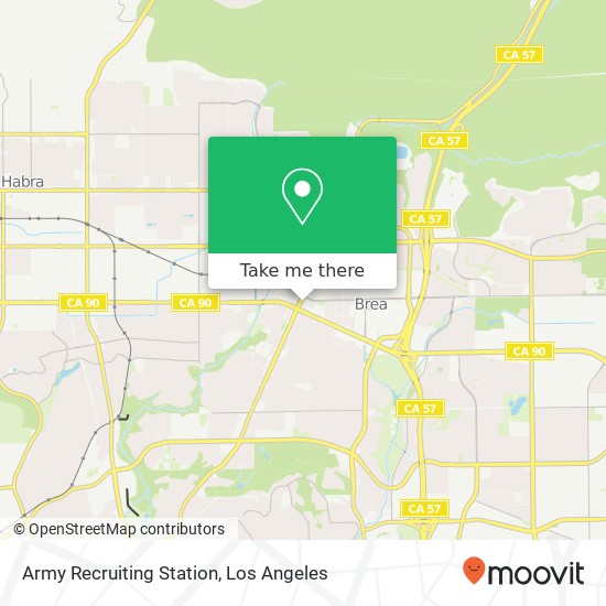 Army Recruiting Station map