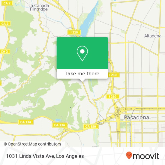 1031 Linda Vista Ave map