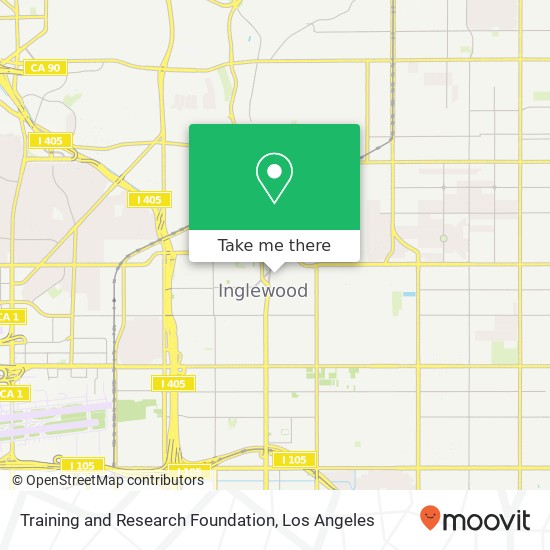 Training and Research Foundation map